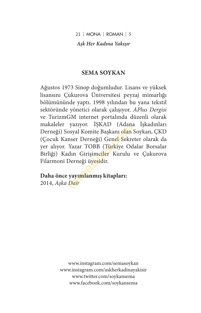 Aşk Her Kadına Yakışır — Sema Soykan